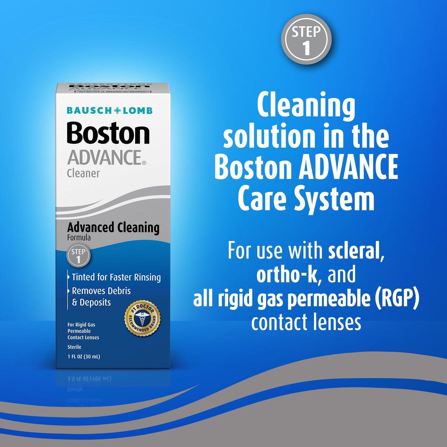 Boston Advance Cleaner 1oz – RGP Lens Cleaning Solution | Bausch + Lomb