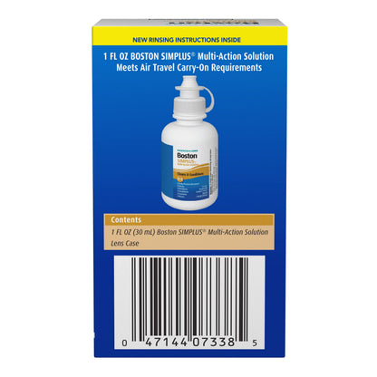 Boston Simplus Travel Kit & Lens Case – 3-Pack, 1 oz (30 mL) | Bausch + Lomb