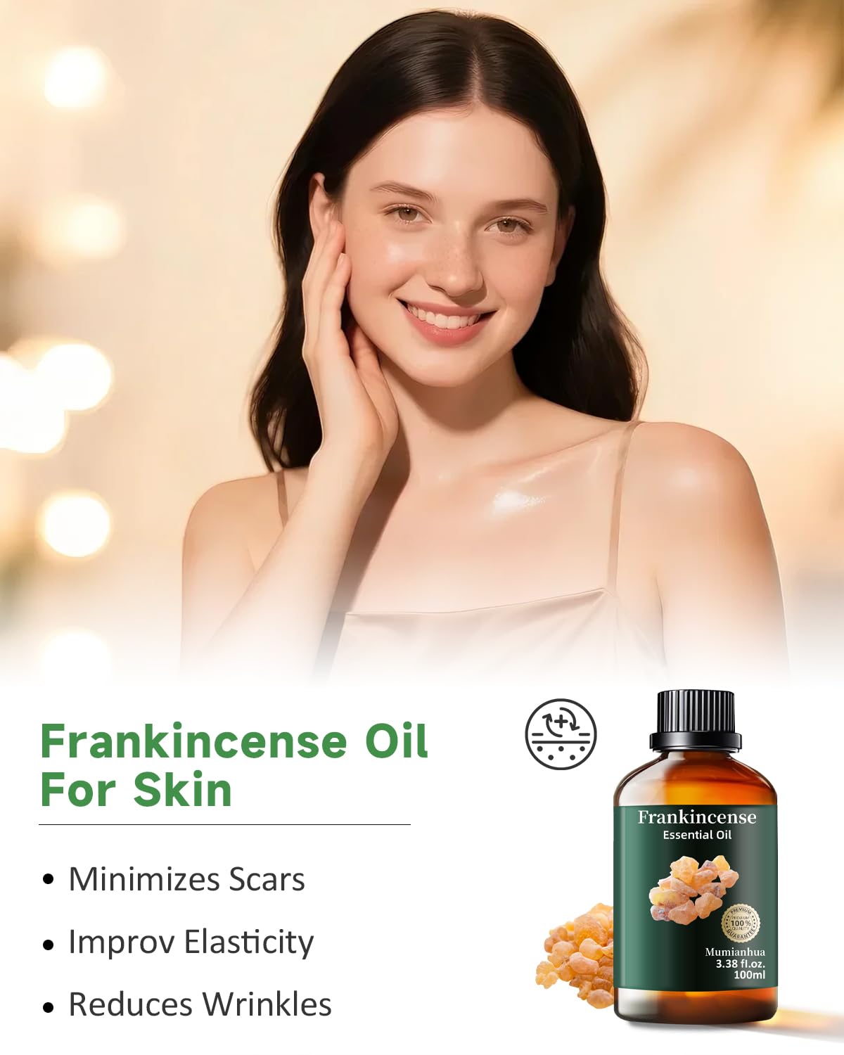 Mumianhua 100% Pure Frankincense Essential Oil – Therapeutic Grade