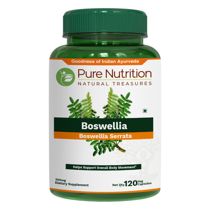 Pure Nutrition Boswellia Serrata 15:1 Extract 600mg - 120 Caps | 65% Boswellic Acids | Non-GMO