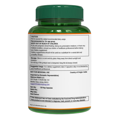 Pure Nutrition Boswellia Serrata 15:1 Extract 600mg - 120 Caps | 65% Boswellic Acids | Non-GMO