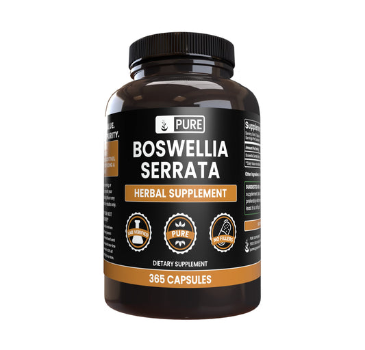 Pure Original Ingredients Boswellia Serrata (365 Capsules) No Magnesium Or Rice Fillers, Always Pure, Lab Verified BritishVita | Premium UK Vitamins & Wellness Supplements