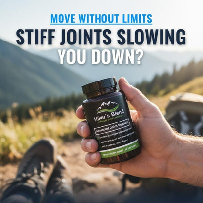 Advanced Joint Support Supplement – Glucosamine, MSM, Turmeric (95% Curcuminoids) & Boswellia Serrata – 30-Day Supply