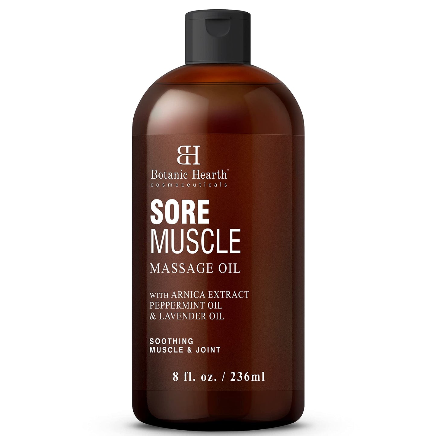 Botanic Hearth Sore Muscle Massage Oil with Arnica Montana Extract - 8 oz