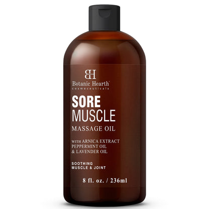 Botanic Hearth Sore Muscle Massage Oil with Arnica Montana Extract - 8 oz