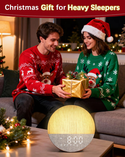 BOTDOYS Sunrise Alarm Clock with Sound Machine – Gentle Wake Light, Bluetooth & Sleep Sounds