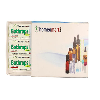 Bothrops Lanceolatus Homeopathy Pellets 30C Potency – Pack of 3 | HomeoMart