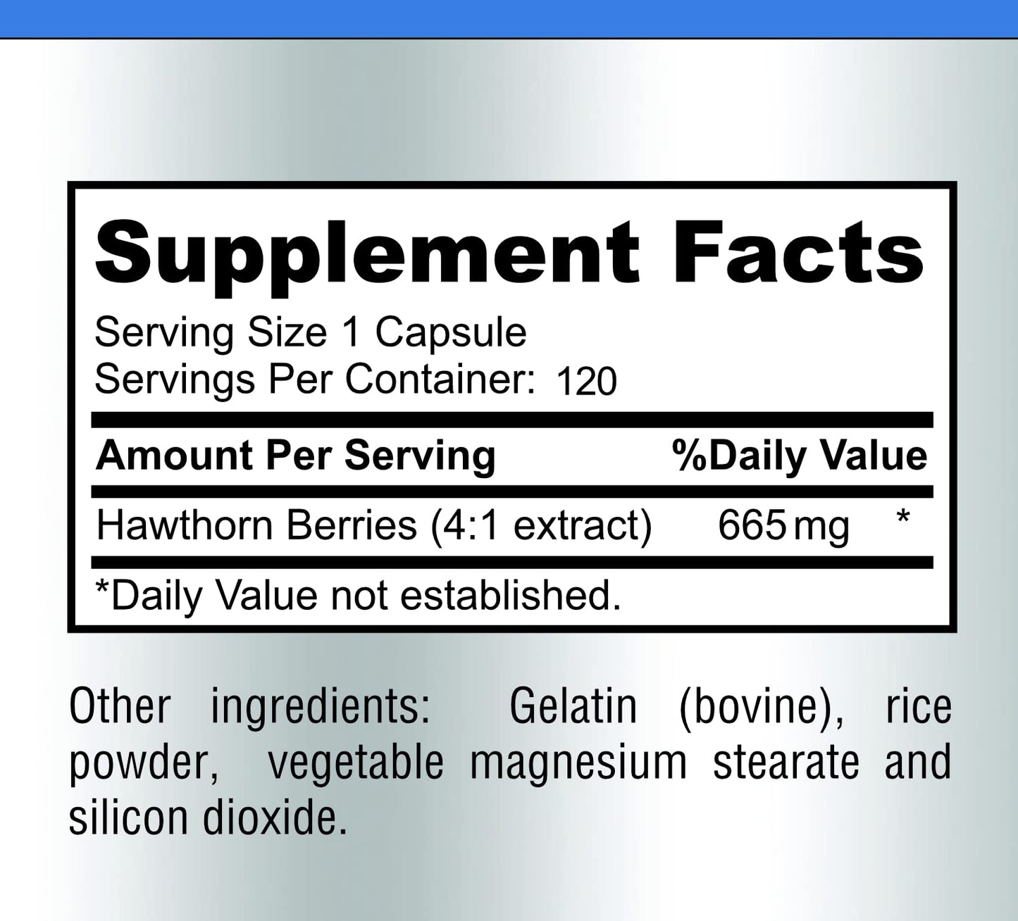YUMMYVITE Hawthorn Berry 4:1 Extract (120 Caps) – Immune Support