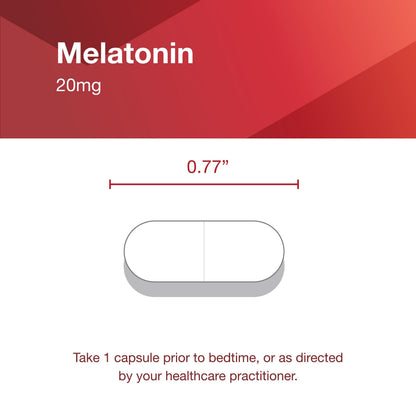Melatonin Maximum Strength 20 mg – Sleep Support for Adults | 90 Veg Capsules