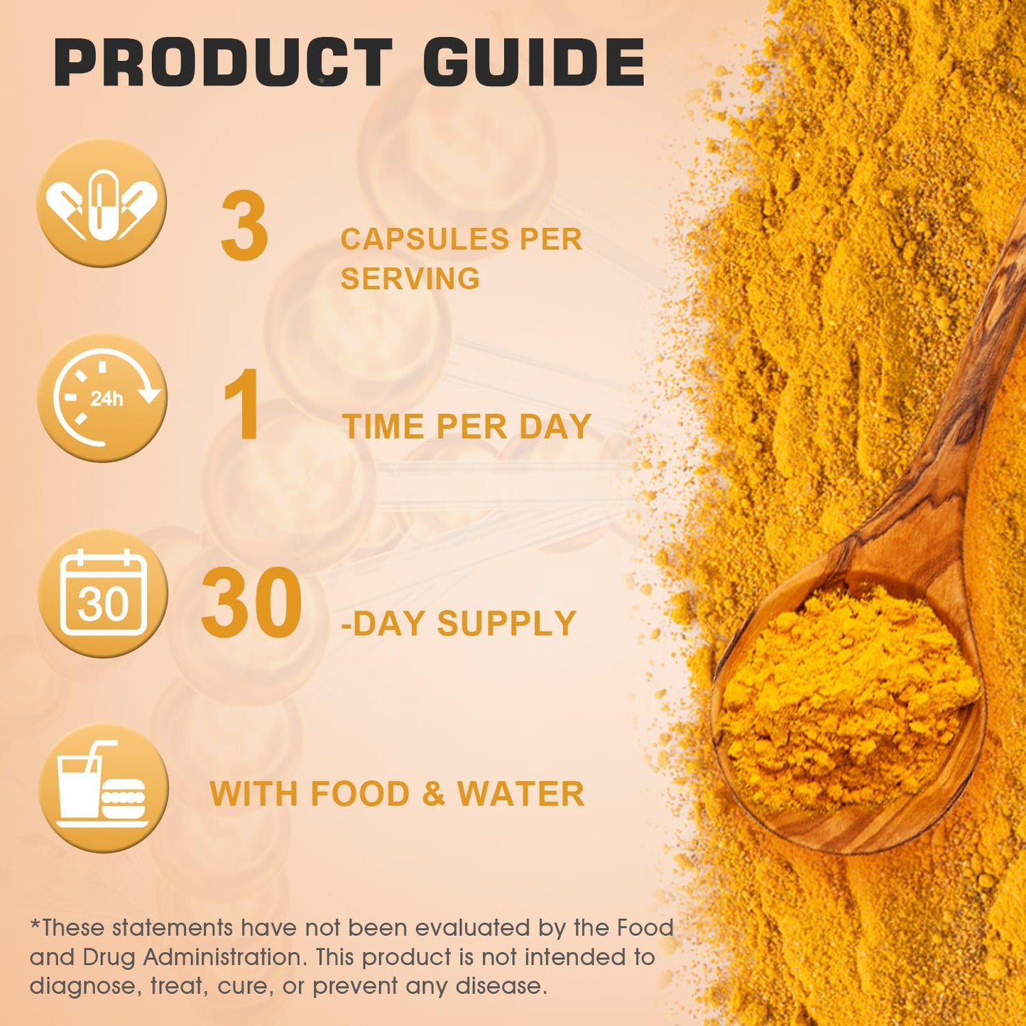 Turmeric Curcumin 1800mg with 95% Curcuminoids & Black Pepper – High Absorption, Extra Strength, 90 Capsules