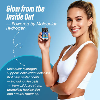 Hydrogen Water Tablets with 150mg Magnesium | 10 ppm H2, 90 Servings