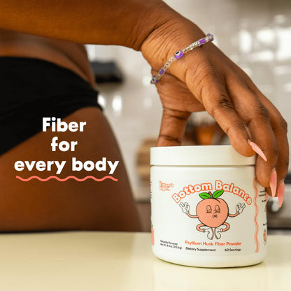 Bottom Balance Psyllium Husk Fiber Powder - 60 Servings, 3 g/Teaspoon
