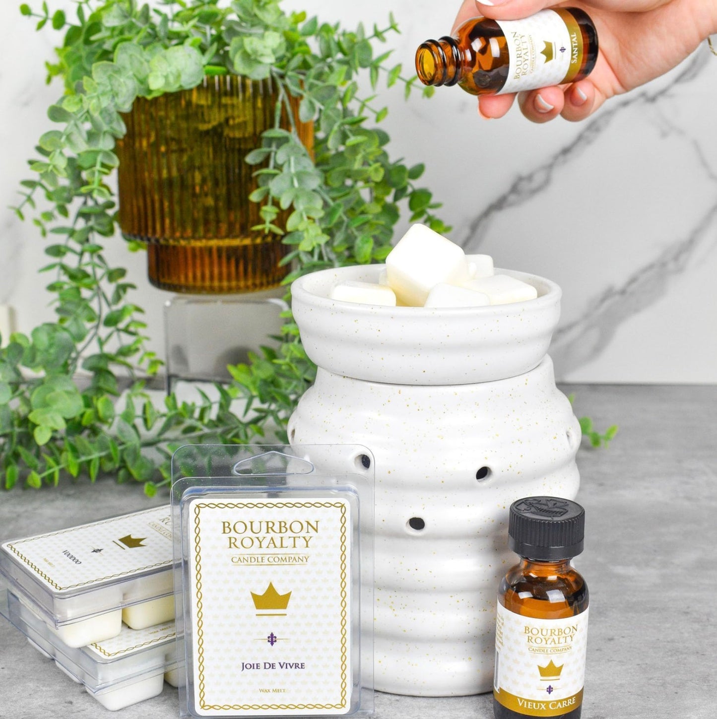 Bourbon Royalty Fragrance Oil – Gallant | 1 oz Glass Bottle for Wax Warmer, Diffuser, or Sachets