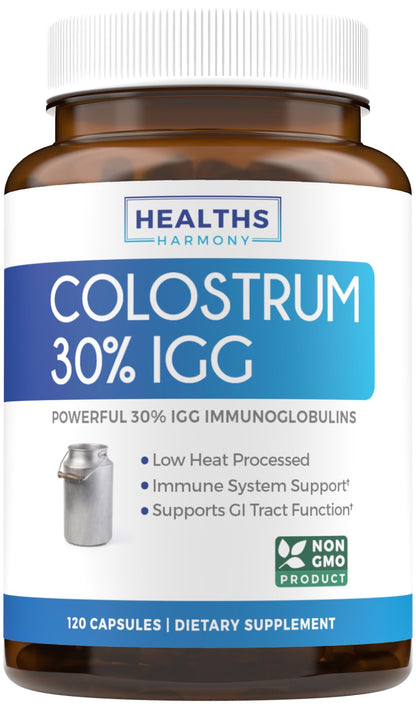 Bovine Colostrum for Women – 1,000mg per Serving, 30% IgG, Made in USA