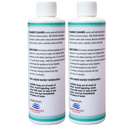 Ultrasonic Retainer Cleaner Solution Concentrate – Mint, 16 oz | Invisalign & Mouthguard Cleaner