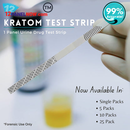 12-Panel Now KRA/Mitragynine Urine Test Strips – Rapid Kratom Test (Pack of 25)