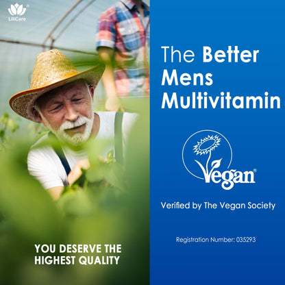 Mens Multivitamins Gummies - Multiminerals, Vegan Omega-3, Probiotics (60 count)