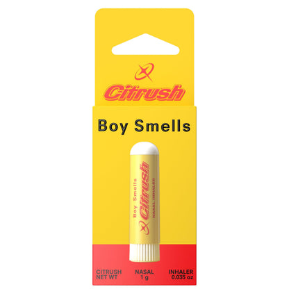 Boy Smells Citrus Sniffer Nasal Stick – Menthol Citrus Aroma Inhaler