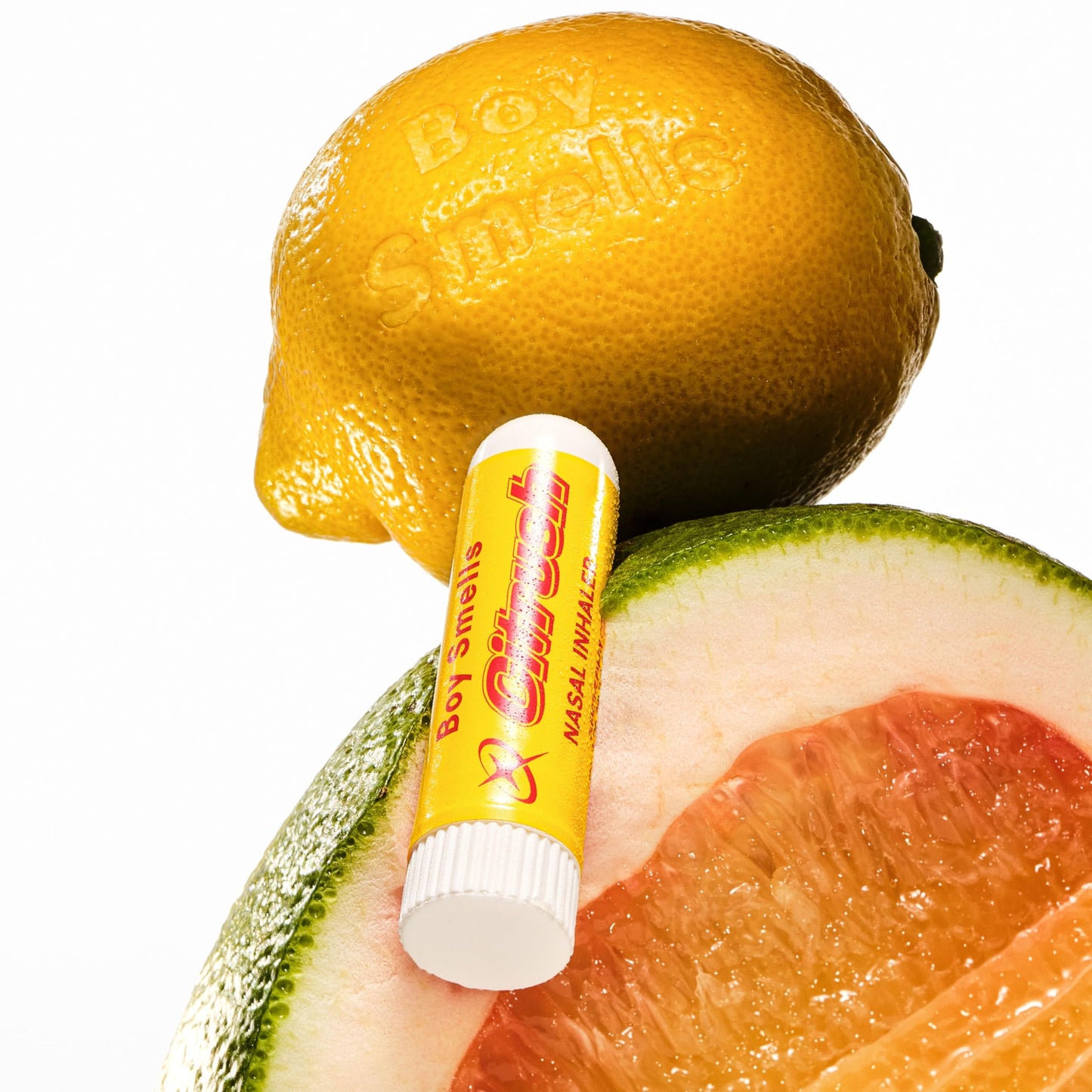 Boy Smells Citrus Sniffer Nasal Stick – Menthol Citrus Aroma Inhaler