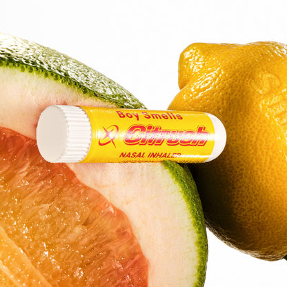 Boy Smells Citrus Sniffer Nasal Stick – Menthol Citrus Aroma Inhaler