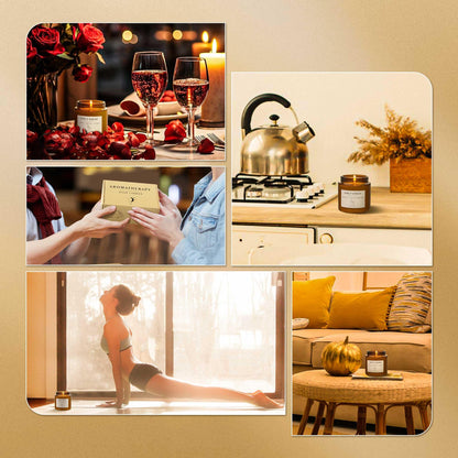 Scented Candles for Home | BOYUJK Candles – Stress Relief & Sleep Set (1.1 lb / 480 g)