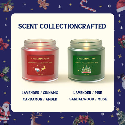 BOYUJK Christmas Scented Candles Gift Set – Gifts for Women & Men