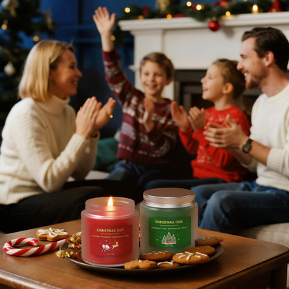 BOYUJK Christmas Scented Candles Gift Set – Gifts for Women & Men