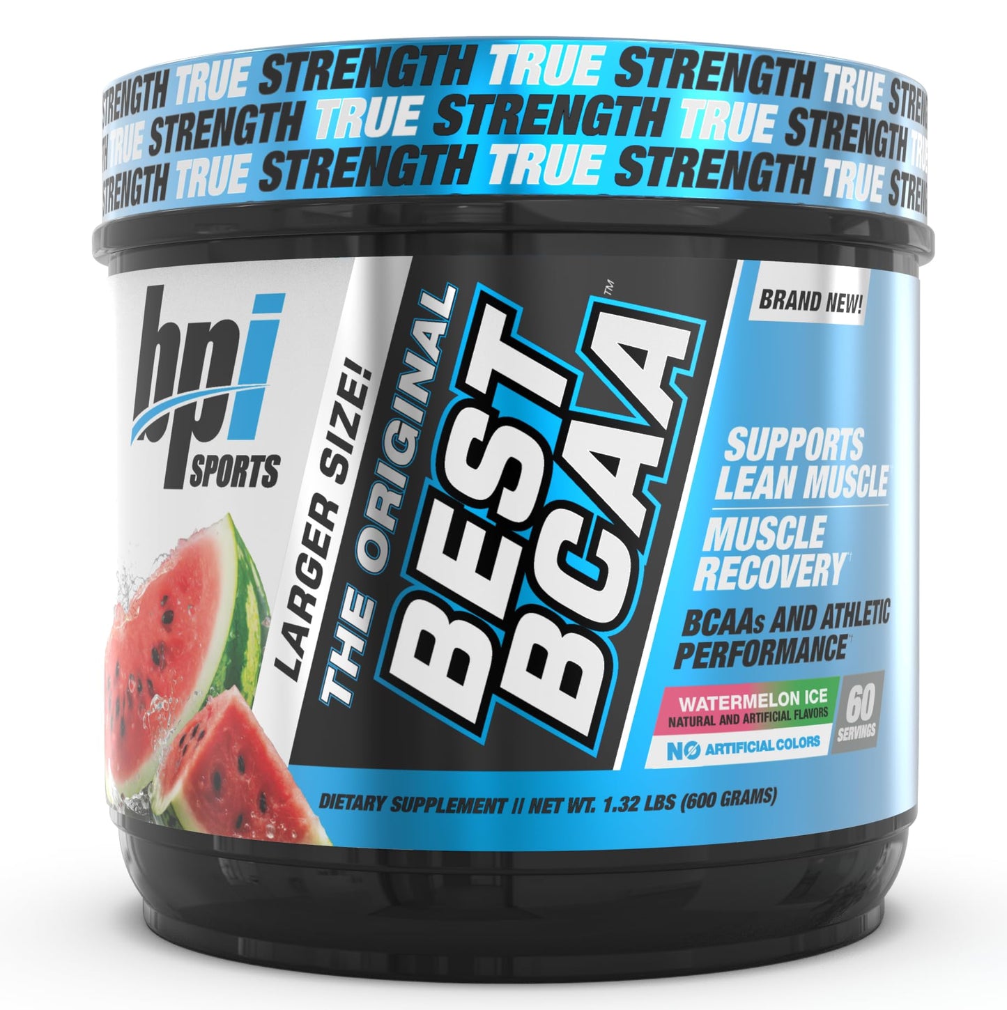 BPI Sports Best BCAA Powder – Watermelon Ice, 60 Servings | 1.32 lb
