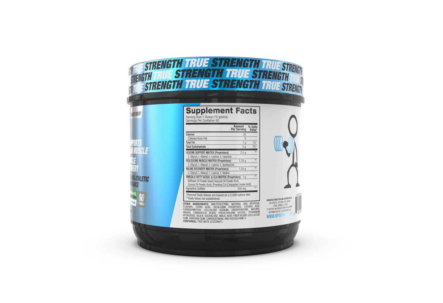 BPI Sports Best BCAA Powder – Watermelon Ice, 60 Servings | 1.32 lb