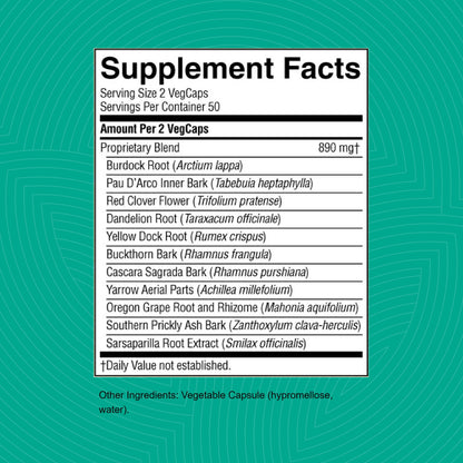 Nature's Sunshine BP-X 100 Capsules - Digestive, Intestinal & Hepatic Support