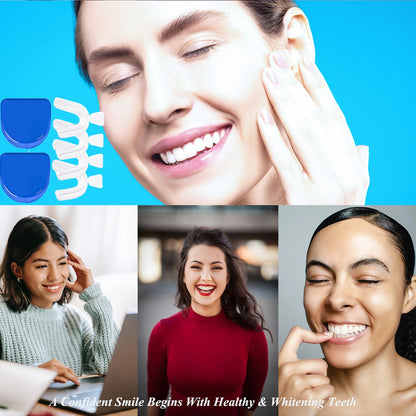 14pcs Dental Whitening Trays – Thermoform Mouth Tray Kit, BPA-Free & Reusable