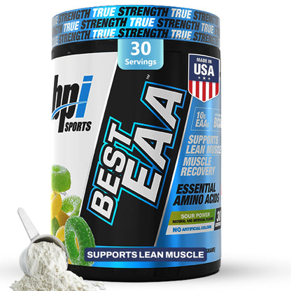 BPI Sports Essential Amino Acids EAA Powder - Pre, Intra & Post Workout (Sour Power)