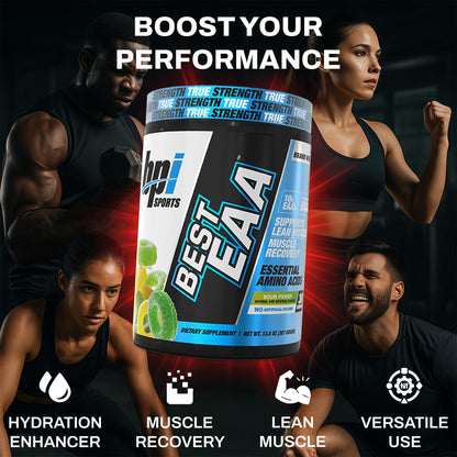 BPI Sports Essential Amino Acids EAA Powder - Pre, Intra & Post Workout (Sour Power)
