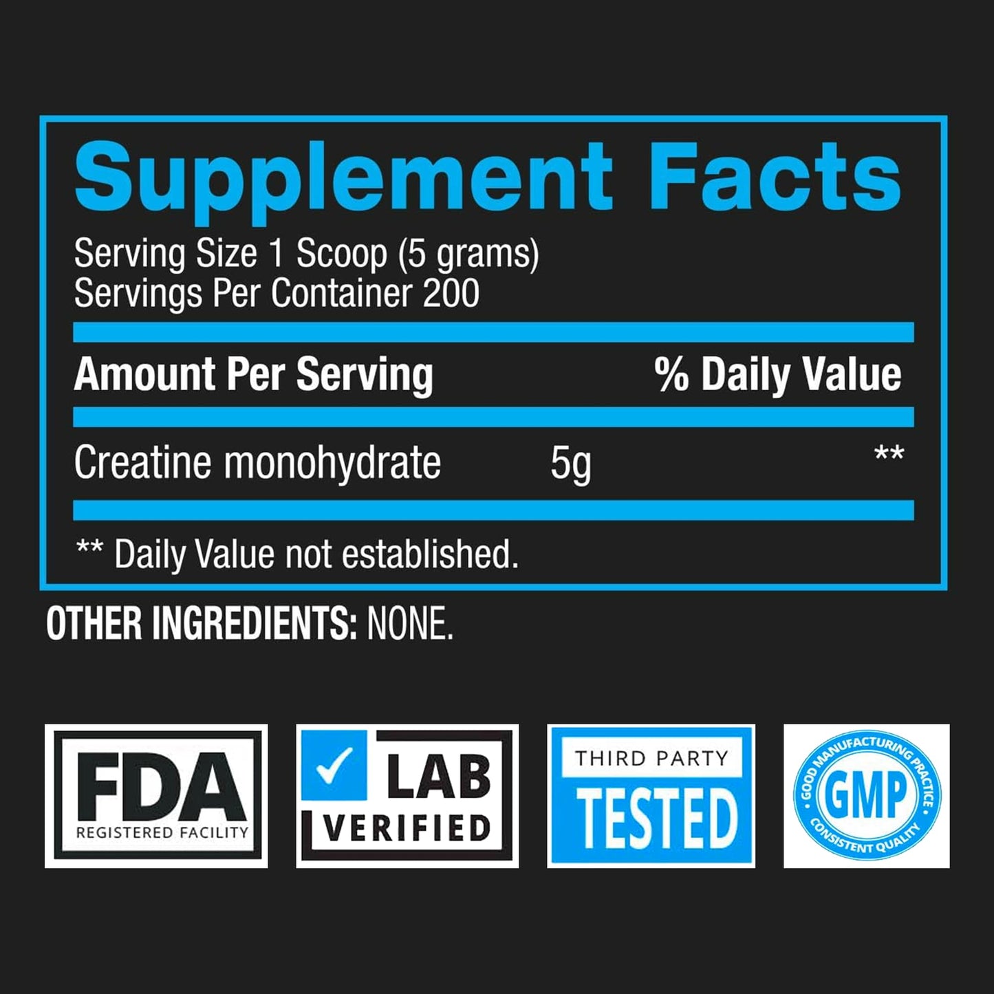 BPI Sports Micronized Creatine Monohydrate – Unflavored Powder, 200 Servings