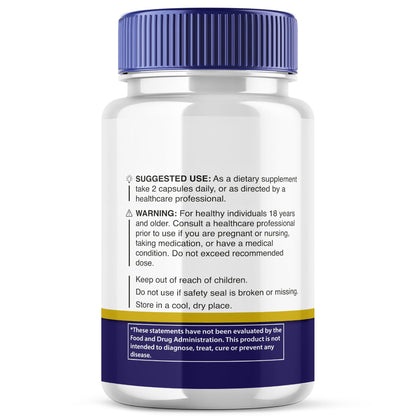 Brain Defender Supplement – Focus & Memory Nootropic Capsules (60 Count)