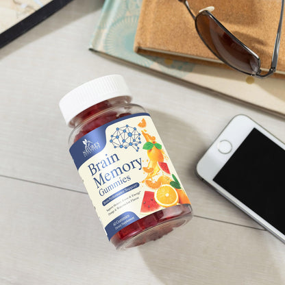 Brain Gummies for Memory & Focus – Phosphatidylserine, B6 & B12 (60 Gummies)