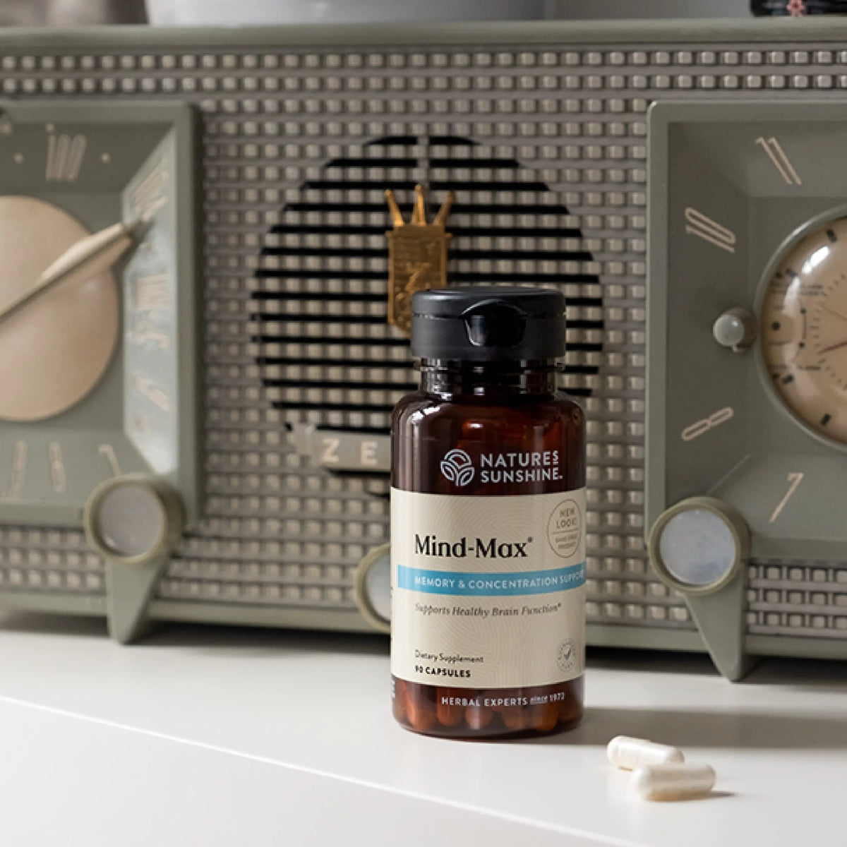 Nature's Sunshine Mind-Max 90 Capsules | Brain Support & Circulation BritishVita | Premium UK Vitamins & Wellness Supplements