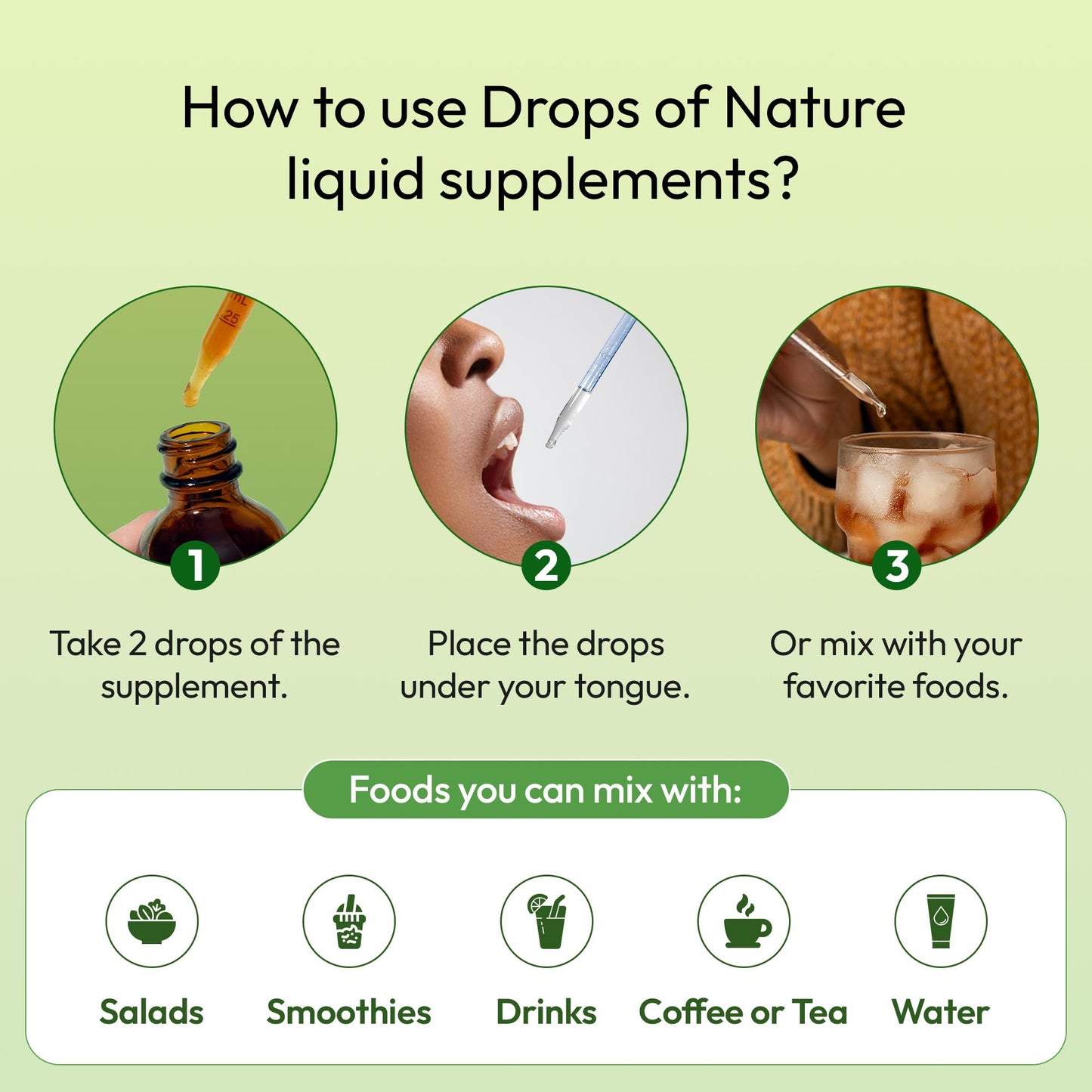 Green Tea 10:1 Extract 50% EGCG Liquid Drops – Vegan Immune & Skin Support