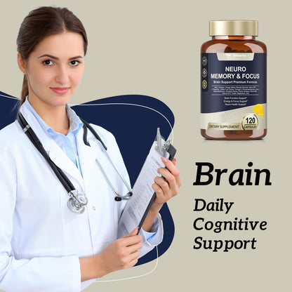 25 in 1 Brain Supplement for Memory, Focus & Neuro Health | Daily Nootropic Capsule
