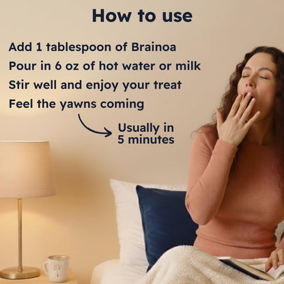 Brainoa Sleep Cocoa for Chocolate Lovers – No Melatonin, No Added Sugar
