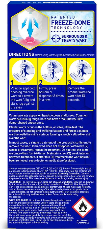 Care Science Wart Remover Freeze — 8 Applications | 1-Step Wart Removal for Common Warts (Hands, Elbows, Knees, Feet) | brand