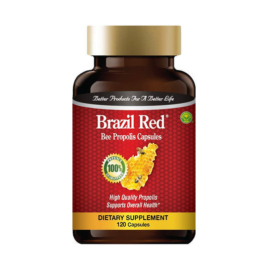 Brazil Red Bee Propolis High Concentrate (120 Capsules) | Premium Brazilian Propolis BritishVita | Premium UK Vitamins & Wellness Supplements