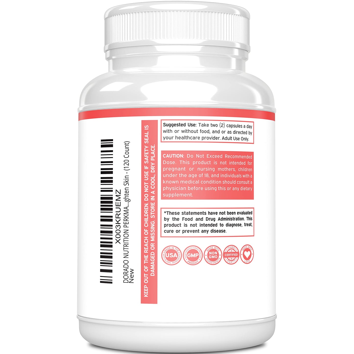 Breast Support Pills for Women - 120 Count | Fenugreek, Saw Palmetto, & More | USA Made