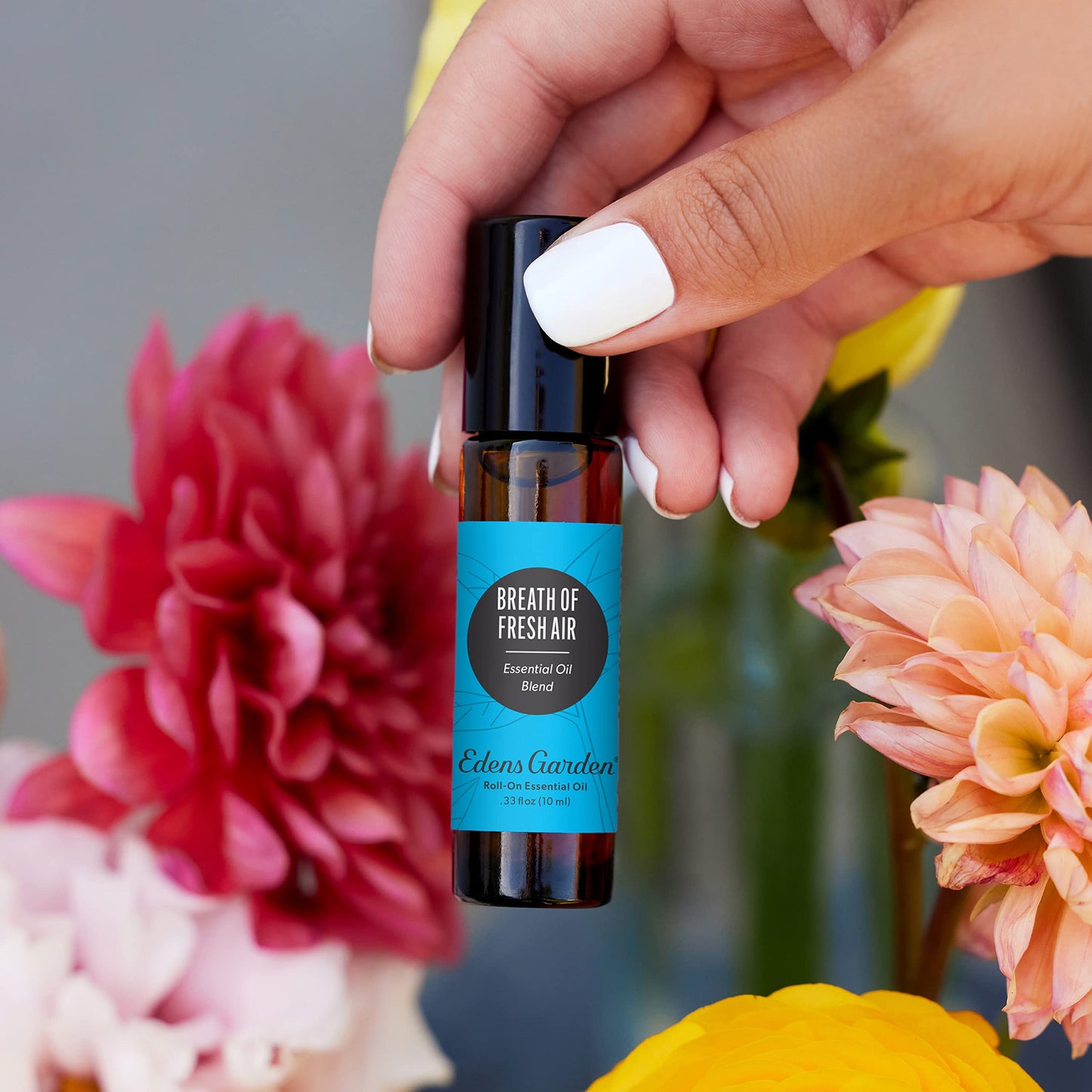Breath of Fresh Air Essential Oil Roll-On by Edens Garden - 10 ml, Pure & Pre-Diluted