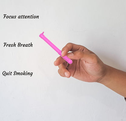 3-Pack Chewable Essential Oil Breath Sticks - Focus, Aromatherapy & Fresh Breath