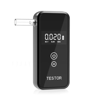 Breathalyzers | Professional Portable Alcohol Breathalyzer with 8 Mouthpieces