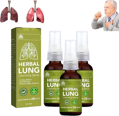 BreathDetox Herbal Lung Cleansing Spray - 3PCS | Natural Lung Support