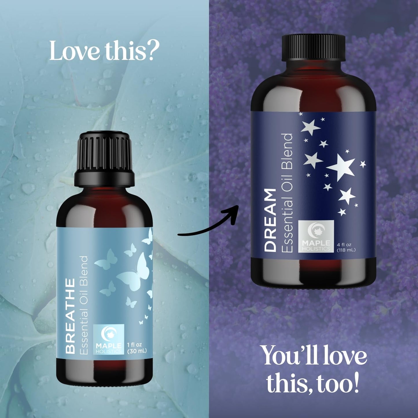 Breathe Essential Oil for Diffuser - Eucalyptus Peppermint Tea Tree Mint Blend | 1 Fl Oz