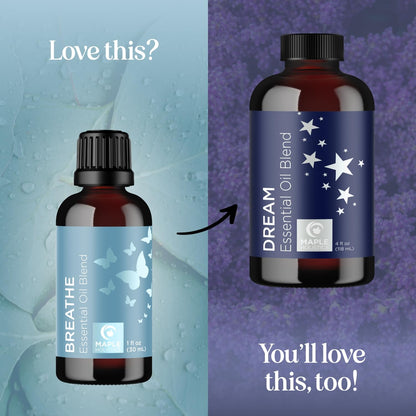 Breathe Essential Oil for Diffuser - Eucalyptus Peppermint Tea Tree Mint Blend | 1 Fl Oz