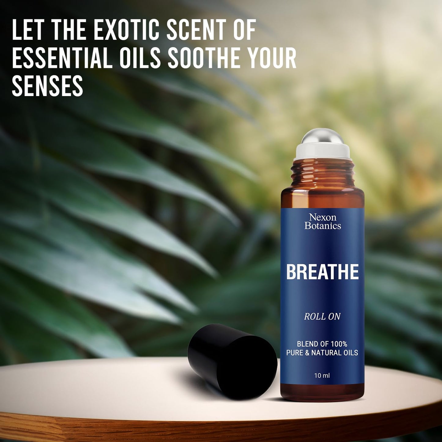 Breathe Essential Oil Roll-On 10 ml – Eucalyptus, Peppermint & Rosemary | Nexon Botanics